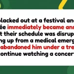 Fiancée’s Cold Reaction to Festival Medical Emergency Ends 5-Year Engagement